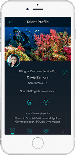 talent profile for customer service rep